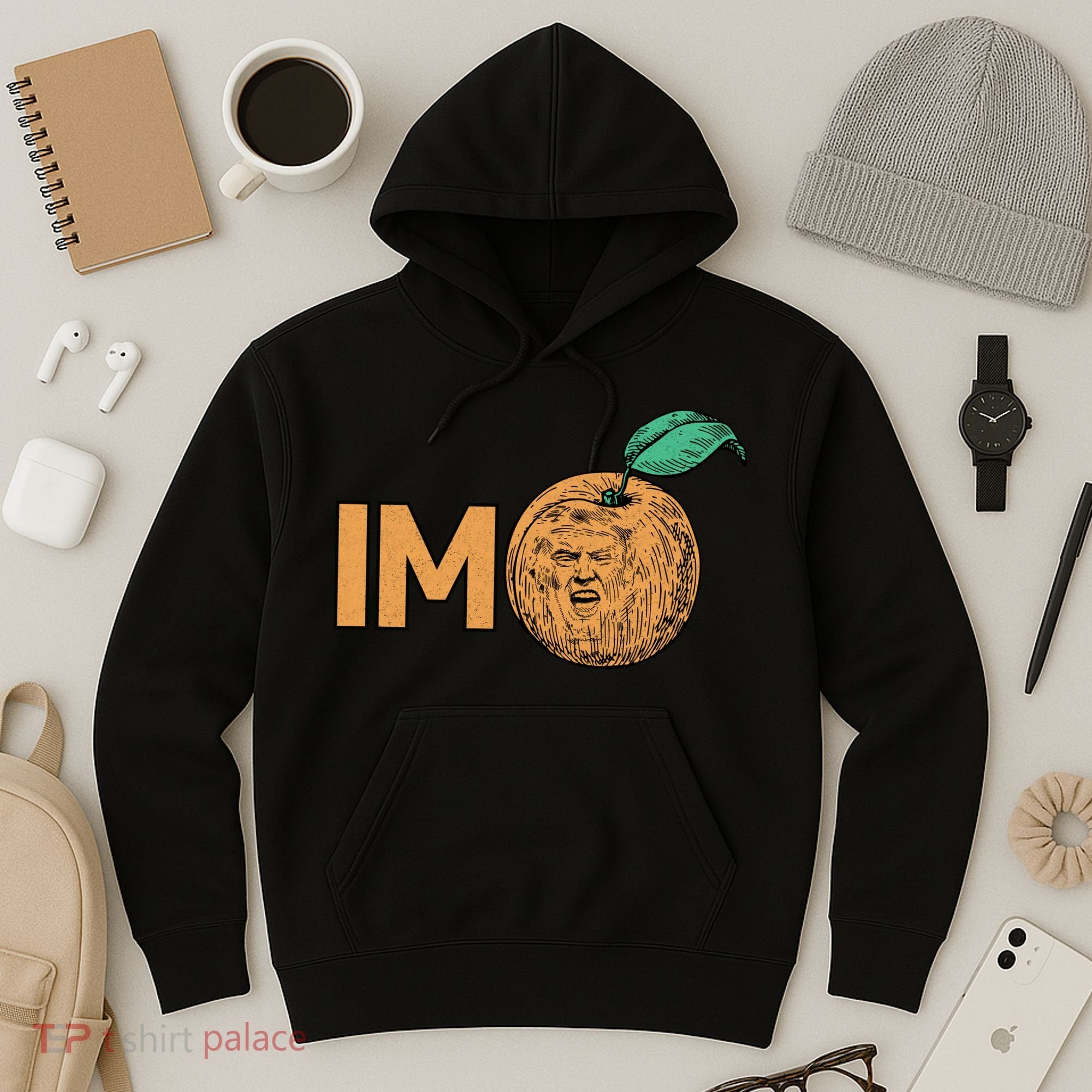 Funny Impeach Trump Peach Logo Hoodie