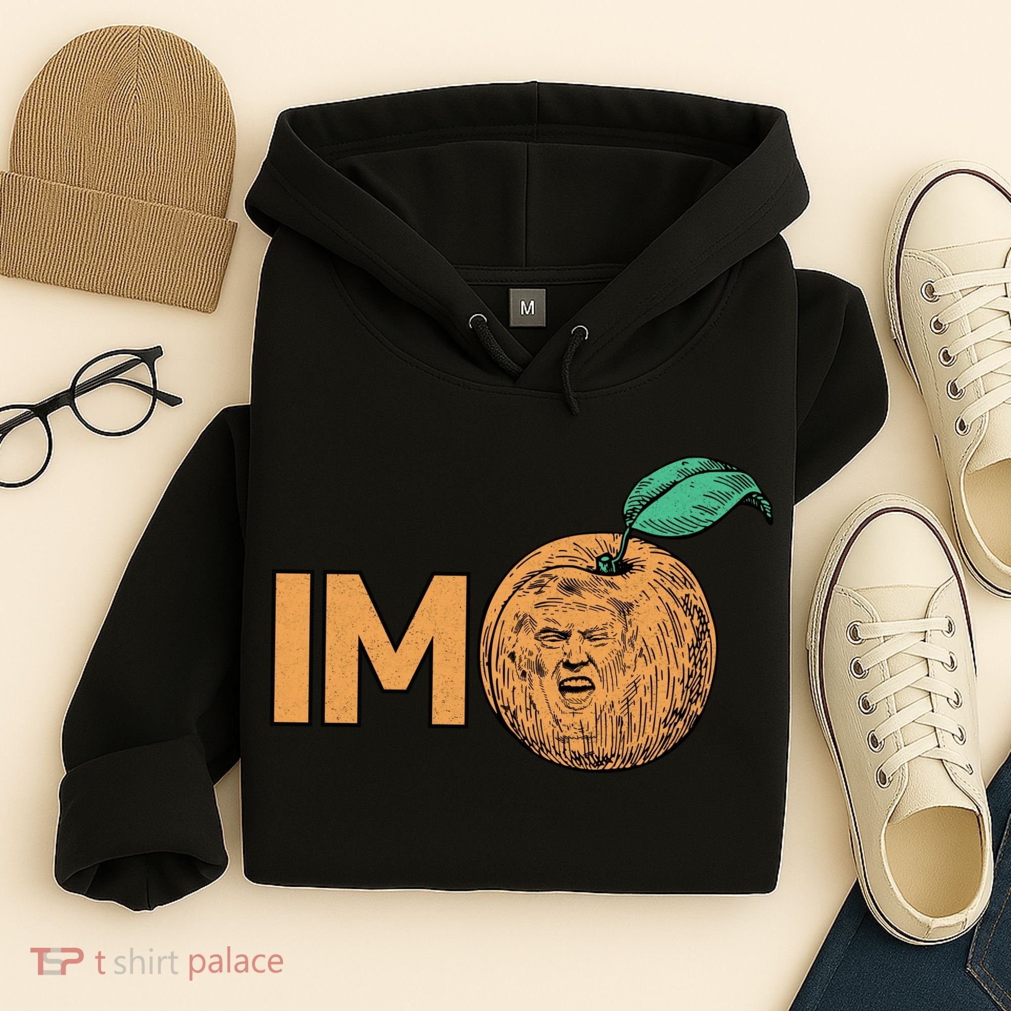 Funny Impeach Trump Peach Logo Hoodie