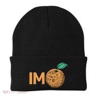 Funny Impeach Trump Peach Logo Beanie thumb 0