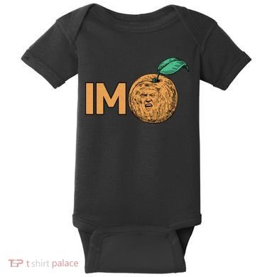 Funny Impeach Trump Peach Logo Baby Bodysuit