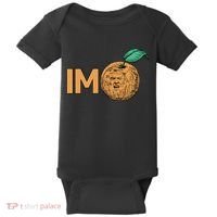 Funny Impeach Trump Peach Logo Baby Bodysuit thumb 0