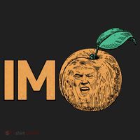 Funny Impeach Trump Peach Logo Hat thumb 2