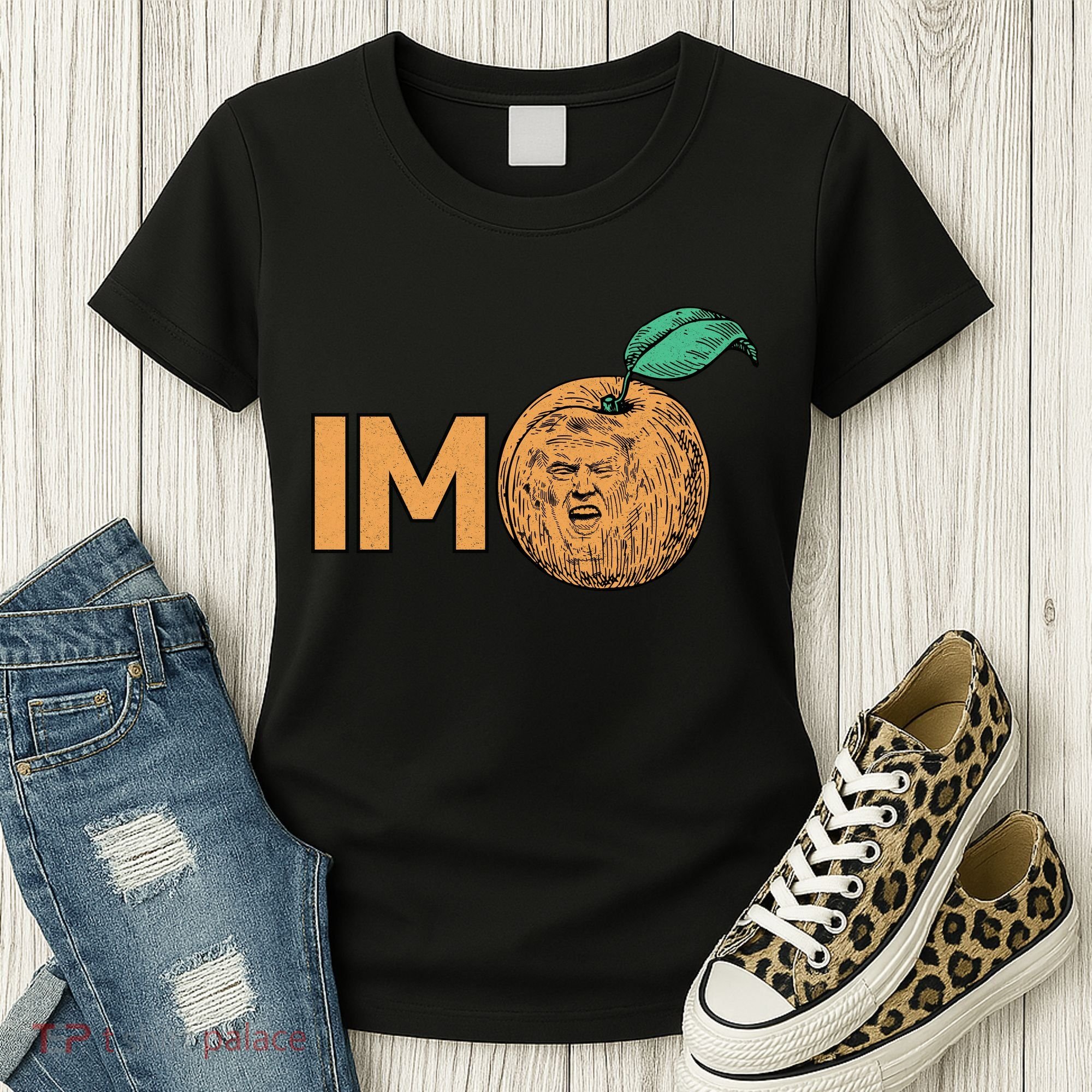 Funny Impeach Trump Peach Logo Women's T-Shirt