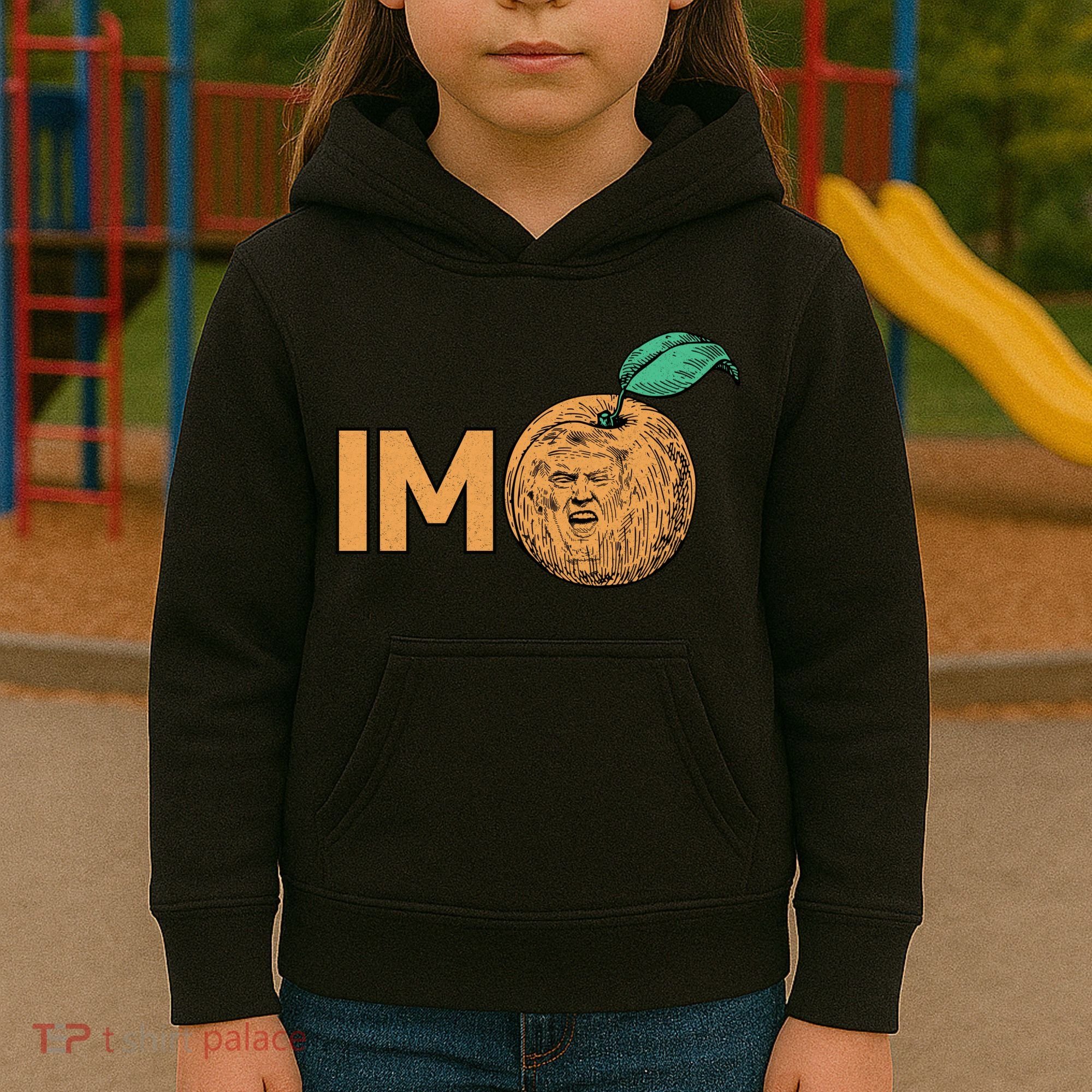 Funny Impeach Trump Peach Logo Kids Hoodie