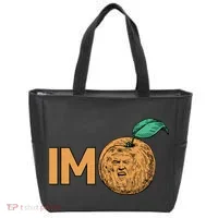 Funny Impeach Trump Peach Logo Tote Bag thumb 0