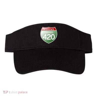 Funny Interstate 420 in the state of Cannabis Marijuana Weed Visor