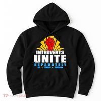 Funny Introverts Unite Separately In Your Homes Hoodie thumb 0