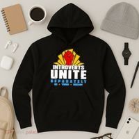 Funny Introverts Unite Separately In Your Homes Hoodie thumb 3