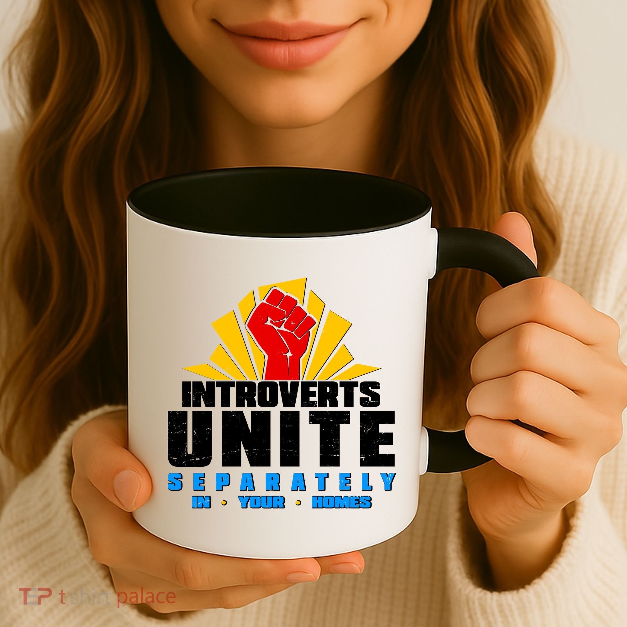 Funny Introverts Unite Separately In Your Homes Coffee Mug