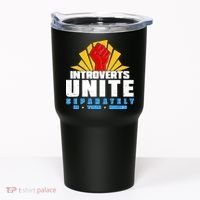 Funny Introverts Unite Separately In Your Homes Tumbler thumb 0