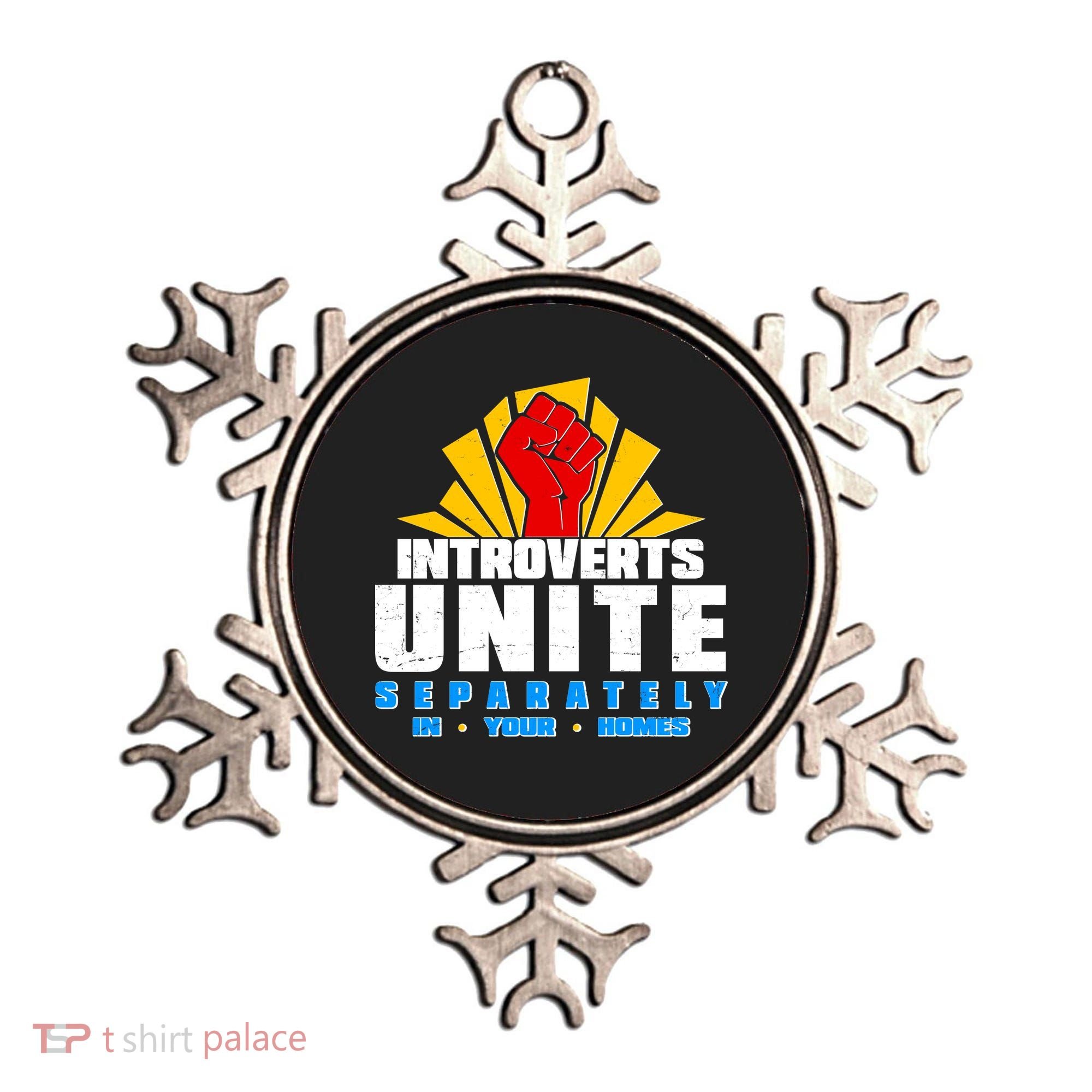 Funny Introverts Unite Separately In Your Homes Ornament
