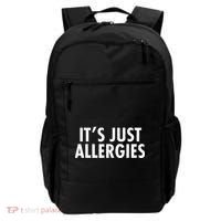 Funny It's Just Allergies Pandemic Backpack thumb 0