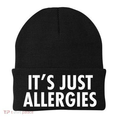 Funny It's Just Allergies Pandemic Beanie