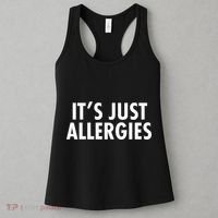Funny It's Just Allergies Pandemic Women's Tank Top thumb 3