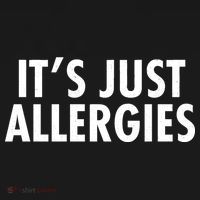 Funny It's Just Allergies Pandemic Baby Bodysuit thumb 2
