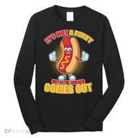 Funny It's Not A Party Until The Wiener Comes Out Long Sleeve Shirt thumb 0