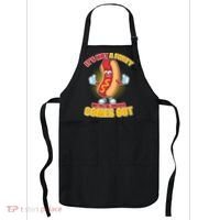 Funny It's Not A Party Until The Wiener Comes Out Apron thumb 0