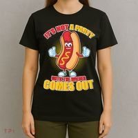 Funny It's Not A Party Until The Wiener Comes Out T-Shirt thumb 4