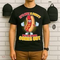 Funny It's Not A Party Until The Wiener Comes Out T-Shirt thumb 6