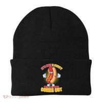 Funny It's Not A Party Until The Wiener Comes Out Beanie thumb 0