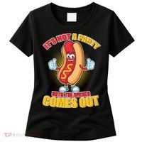 Funny It's Not A Party Until The Wiener Comes Out Women's T-Shirt thumb 0