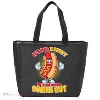 Funny It's Not A Party Until The Wiener Comes Out Tote Bag thumb 0