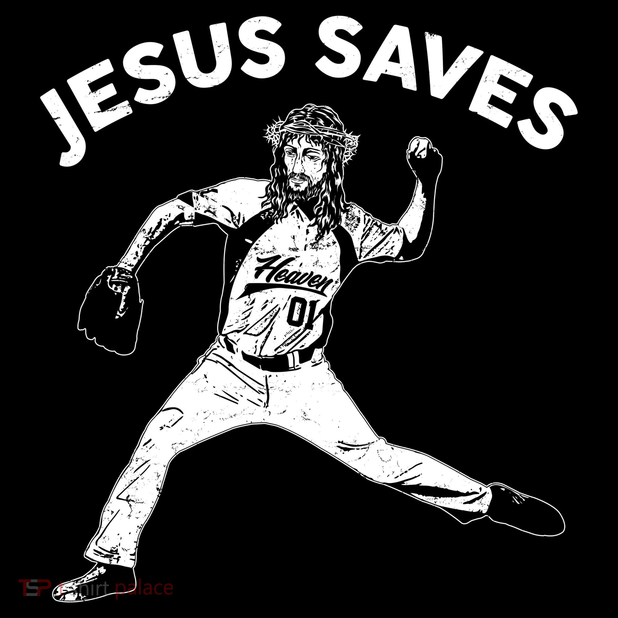 Funny Jesus Saves Baseball Doggie Tank