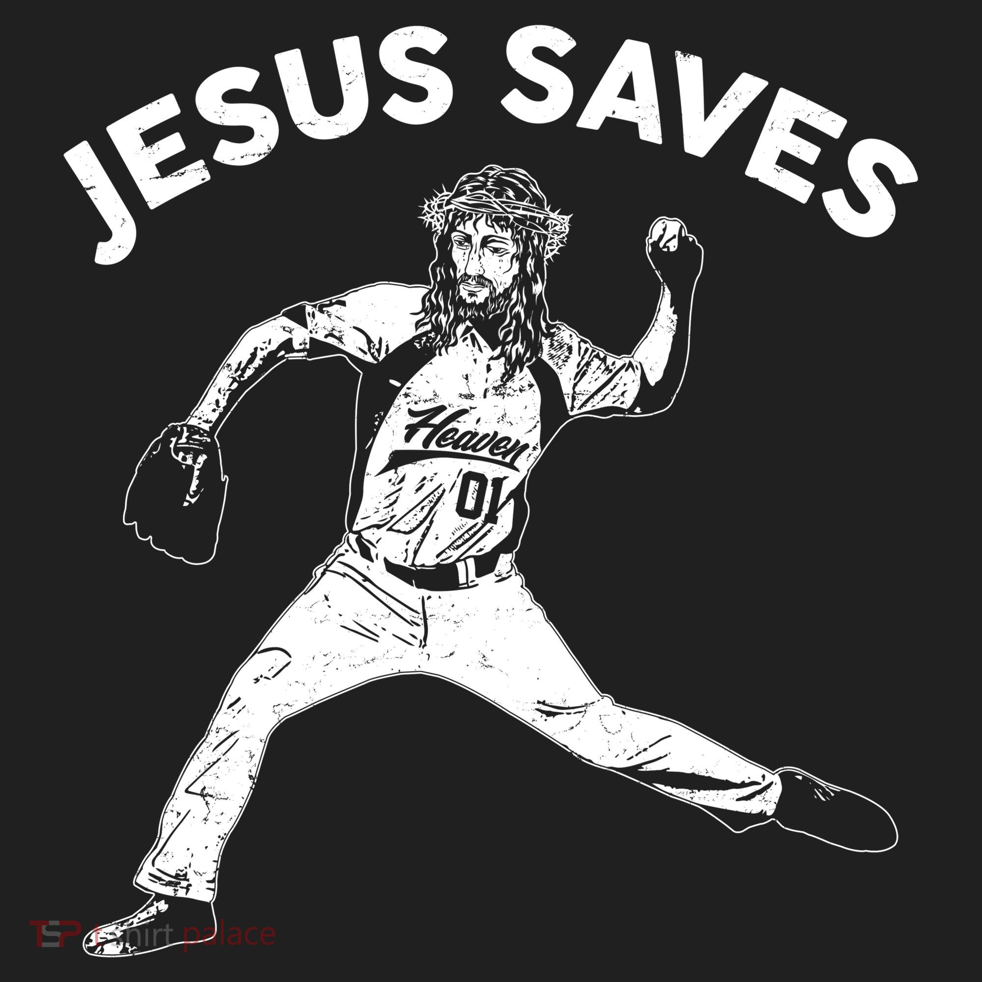 Funny Jesus Saves Baseball Tumbler