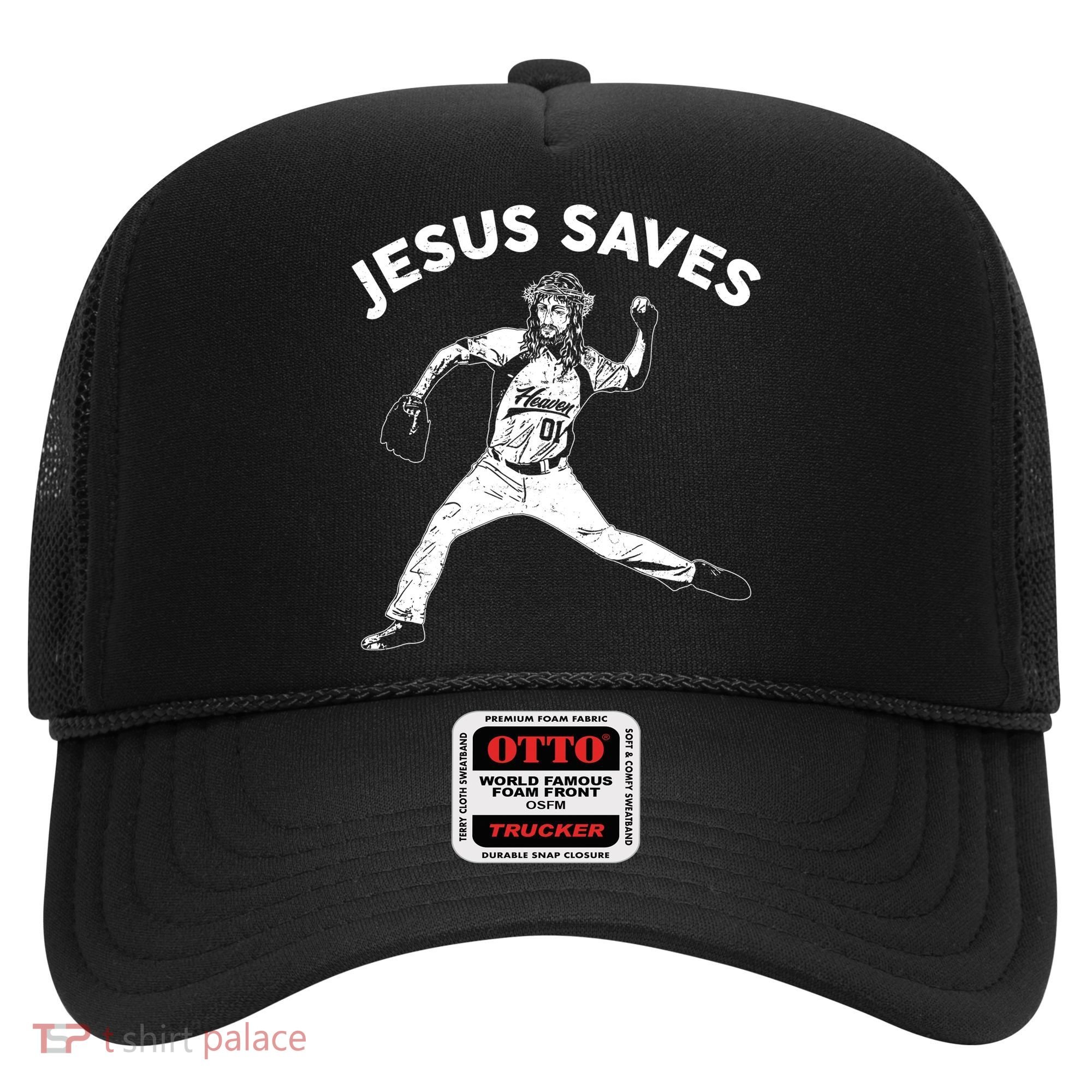 Funny Jesus Saves Baseball Hat
