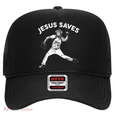 Funny Jesus Saves Baseball Hat