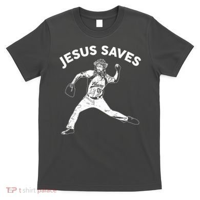 Funny Jesus Saves Baseball T-Shirt