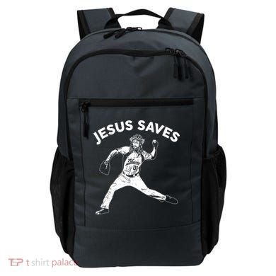 Funny Jesus Saves Baseball Backpack