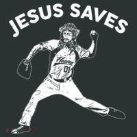 Funny Jesus Saves Baseball Toddler T-Shirt thumb 4
