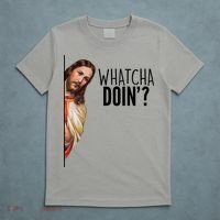 Funny Jesus Whatcha Doin' T-Shirt thumb 5