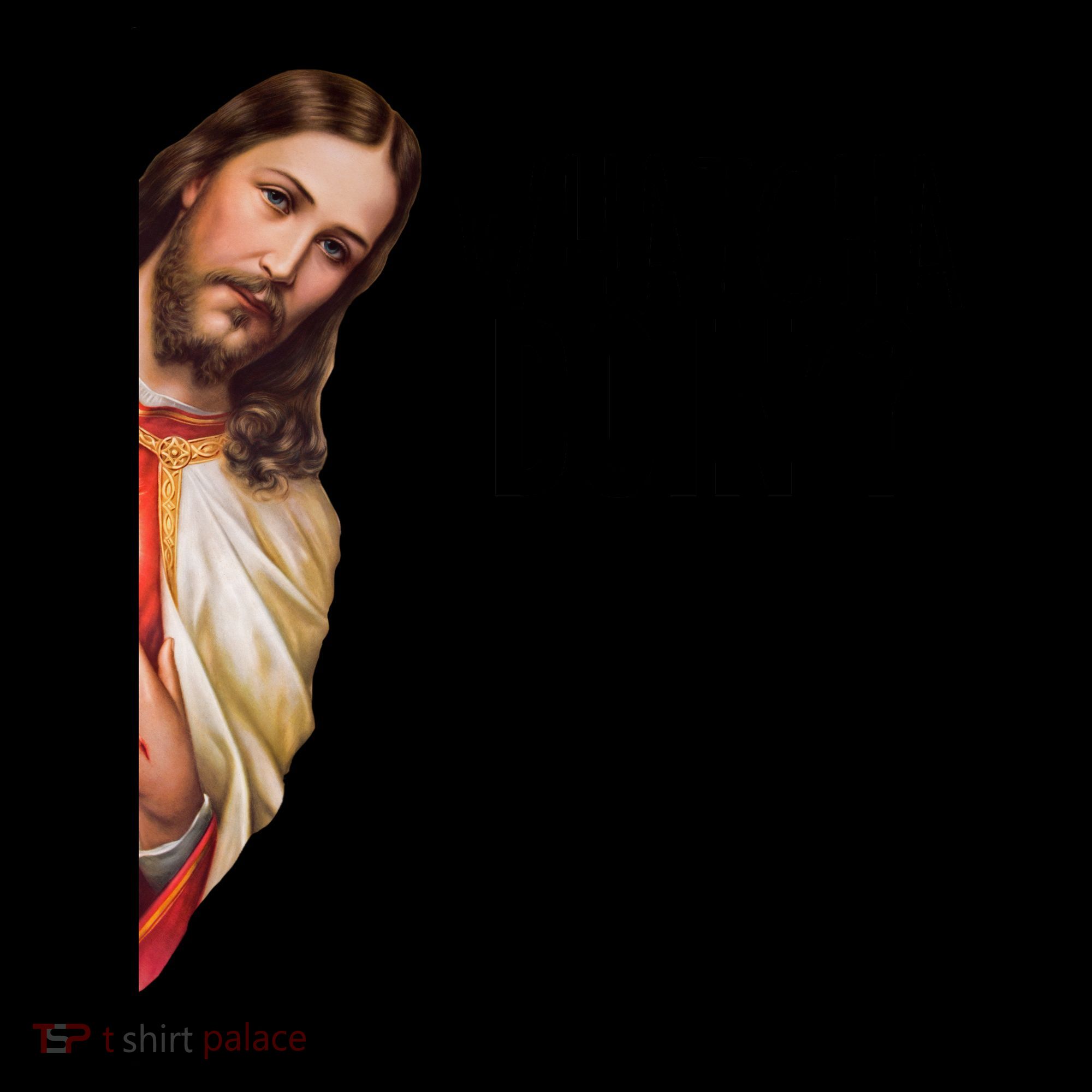 Funny Jesus Whatcha Doin' Coffee Mug