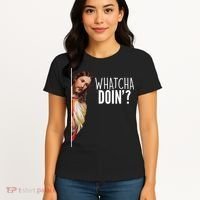 Funny Jesus Whatcha Doin' Women's T-Shirt thumb 4