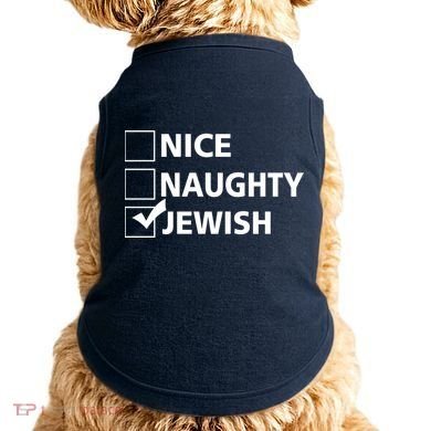 Funny Jewish Holiday Hanukkah Doggie Tank