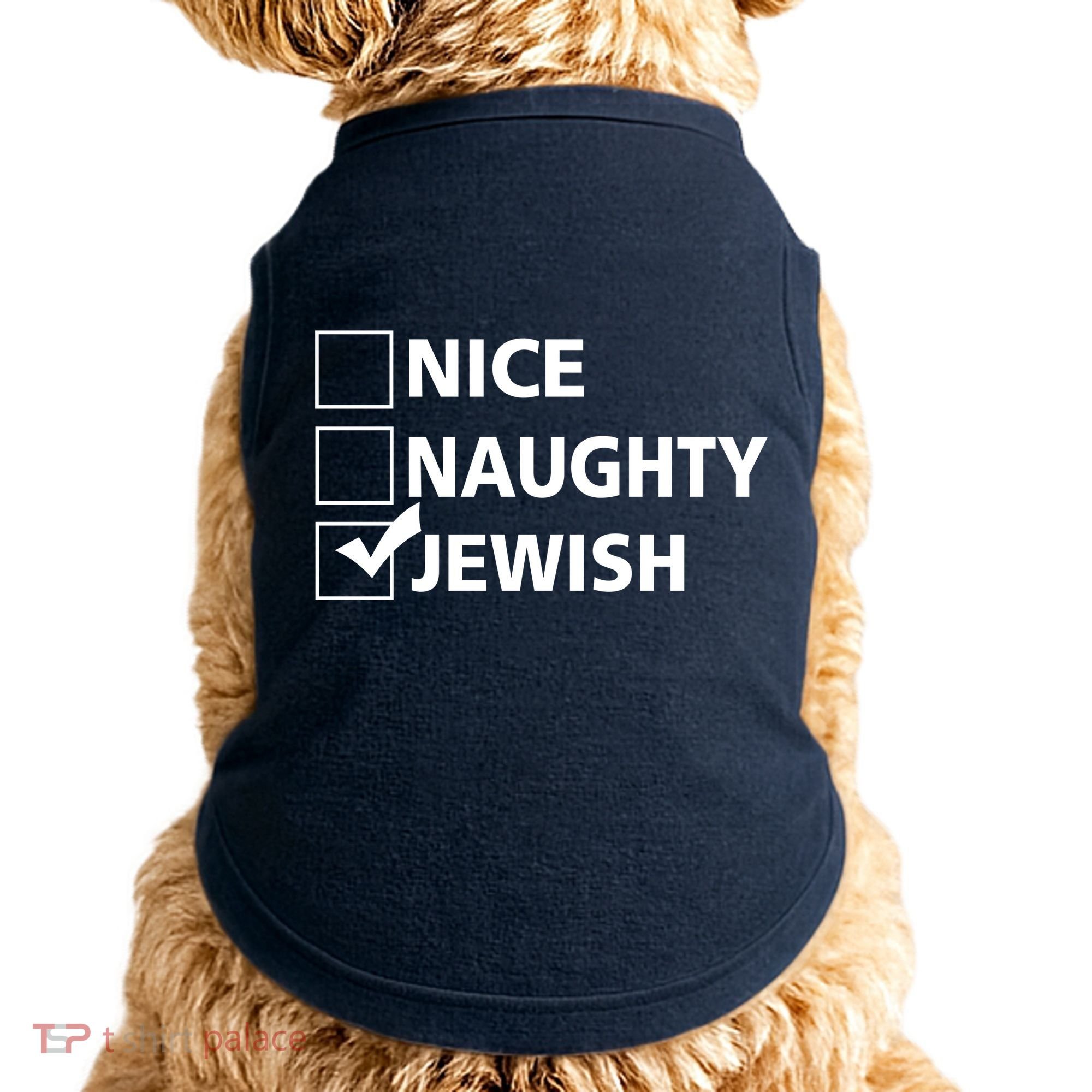 Funny Jewish Holiday Hanukkah Doggie Tank