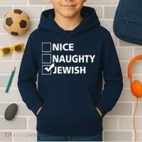 Funny Jewish Holiday Hanukkah Kids Hoodie thumb 2