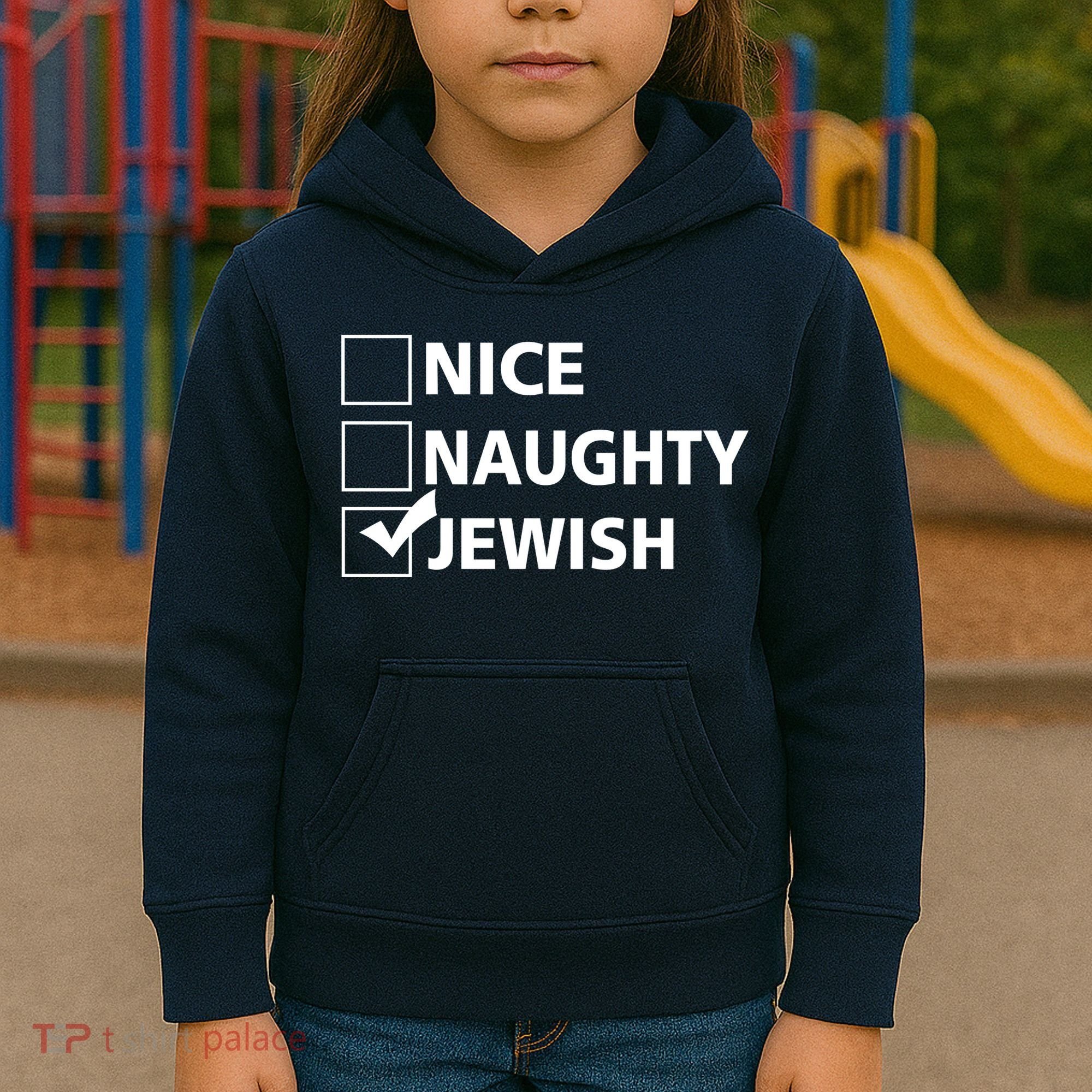 Funny Jewish Holiday Hanukkah Kids Hoodie