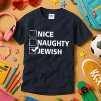 Funny Jewish Holiday Hanukkah Kids T-Shirt thumb 3