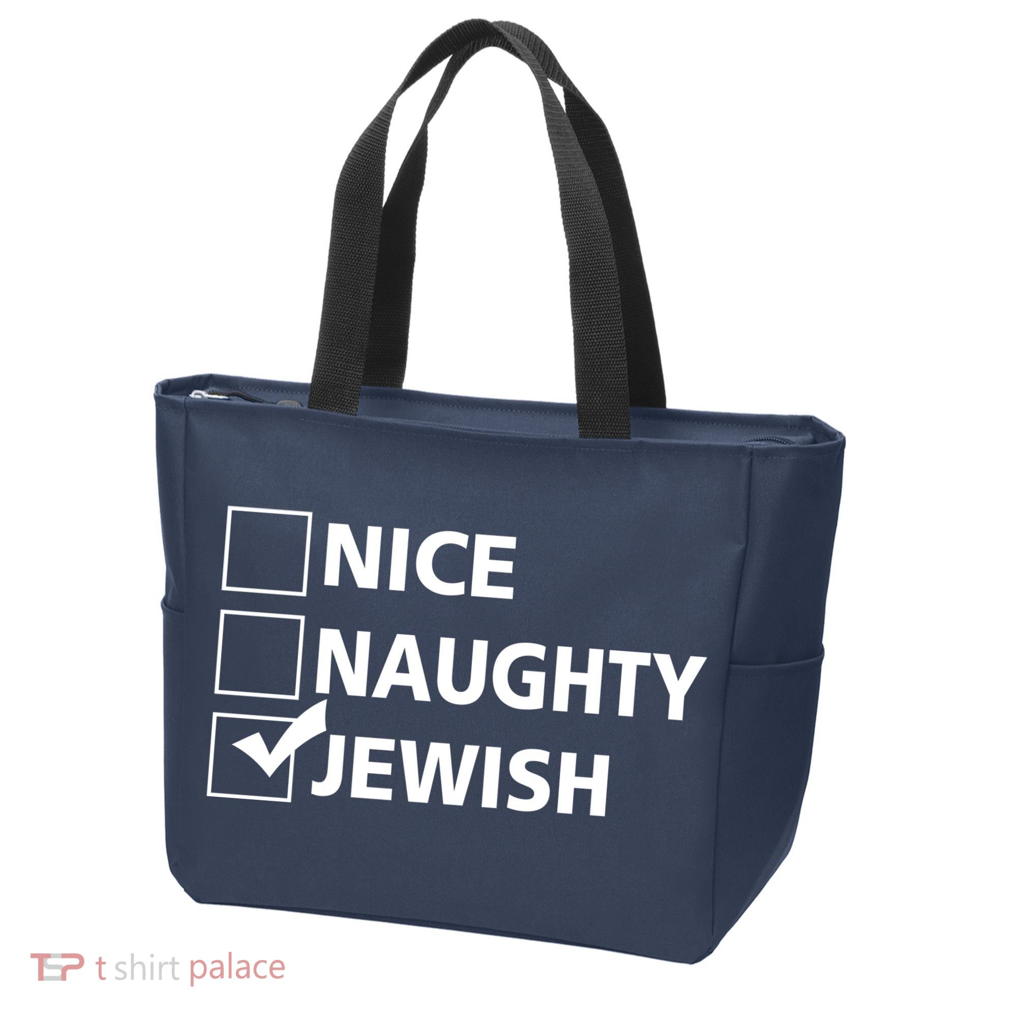 Funny Jewish Holiday Hanukkah Tote Bag