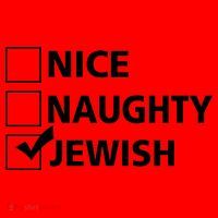 Funny Jewish Holiday Hanukkah Santa Hat thumb 1