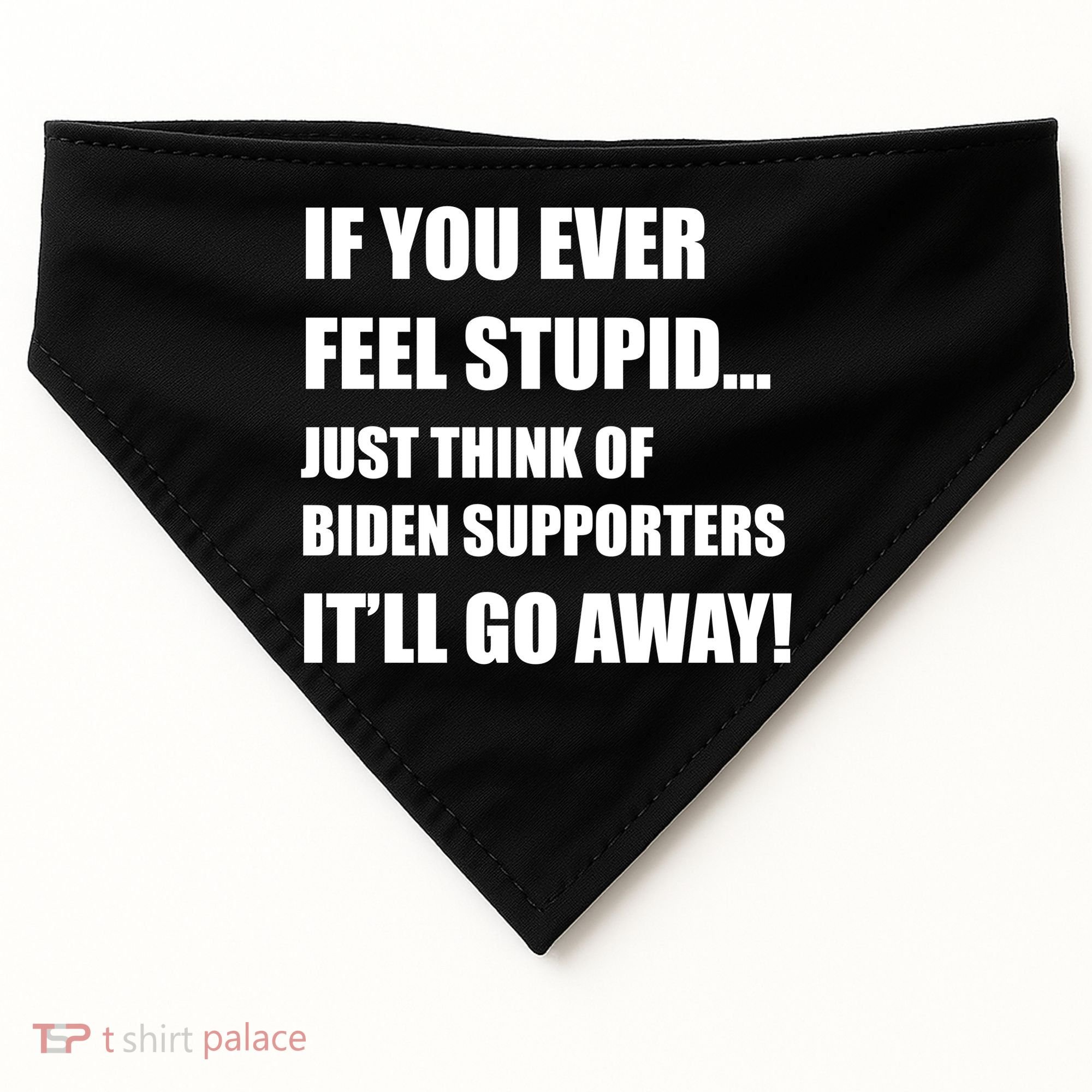 Funny Joe Biden Pro Trump 2024  USA-Made Doggie Bandana