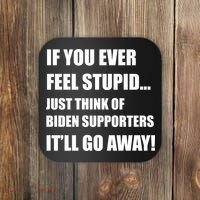 Funny Joe Biden Pro Trump 2024  Coaster thumb 0