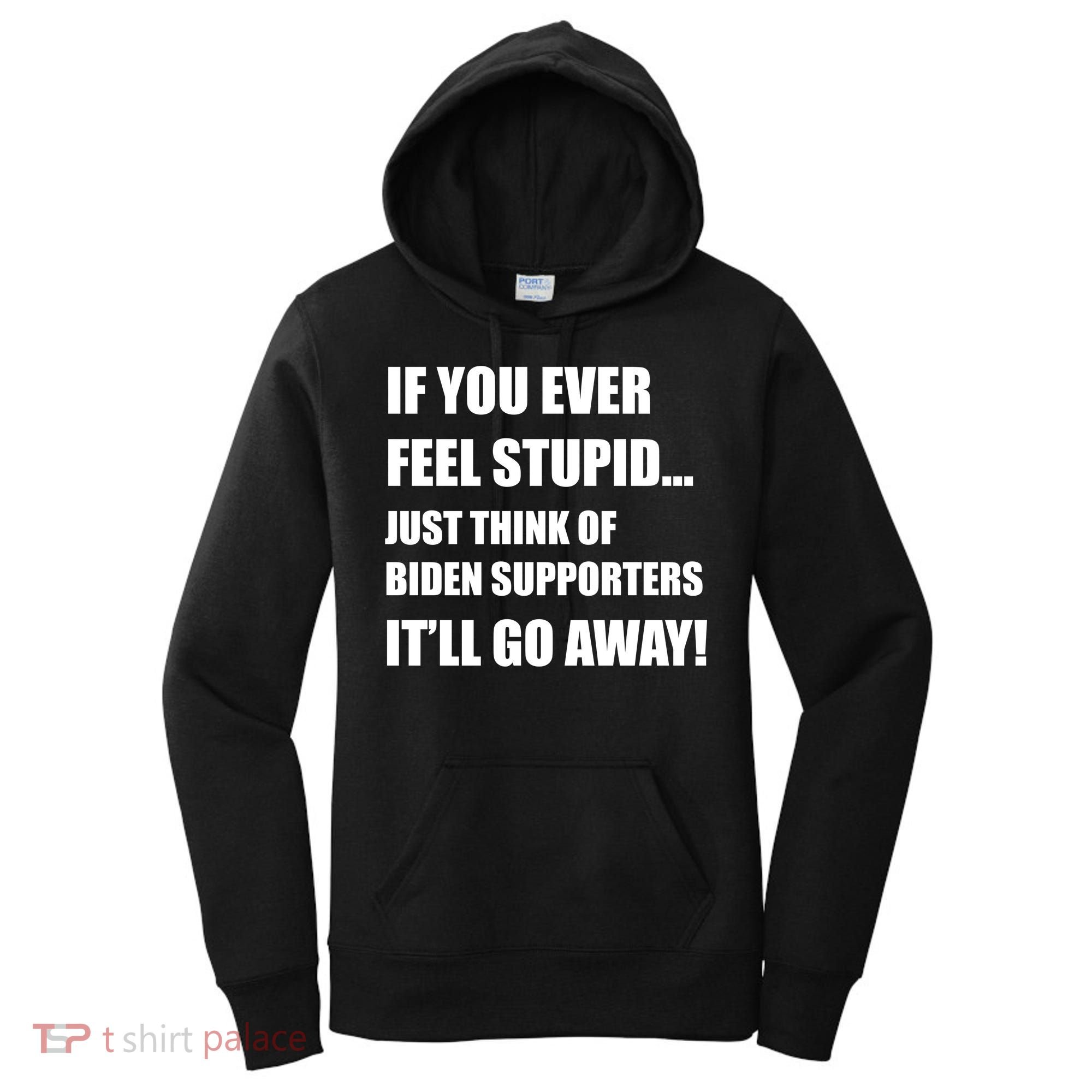 Funny Joe Biden Pro Trump 2024  Women's Hoodie