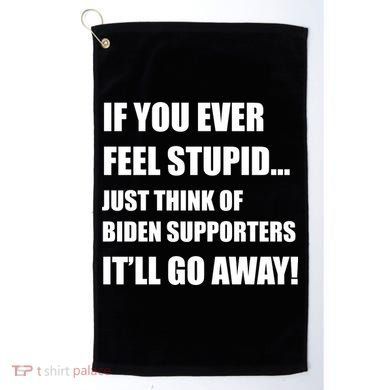 Funny Joe Biden Pro Trump 2024  Golf Towel