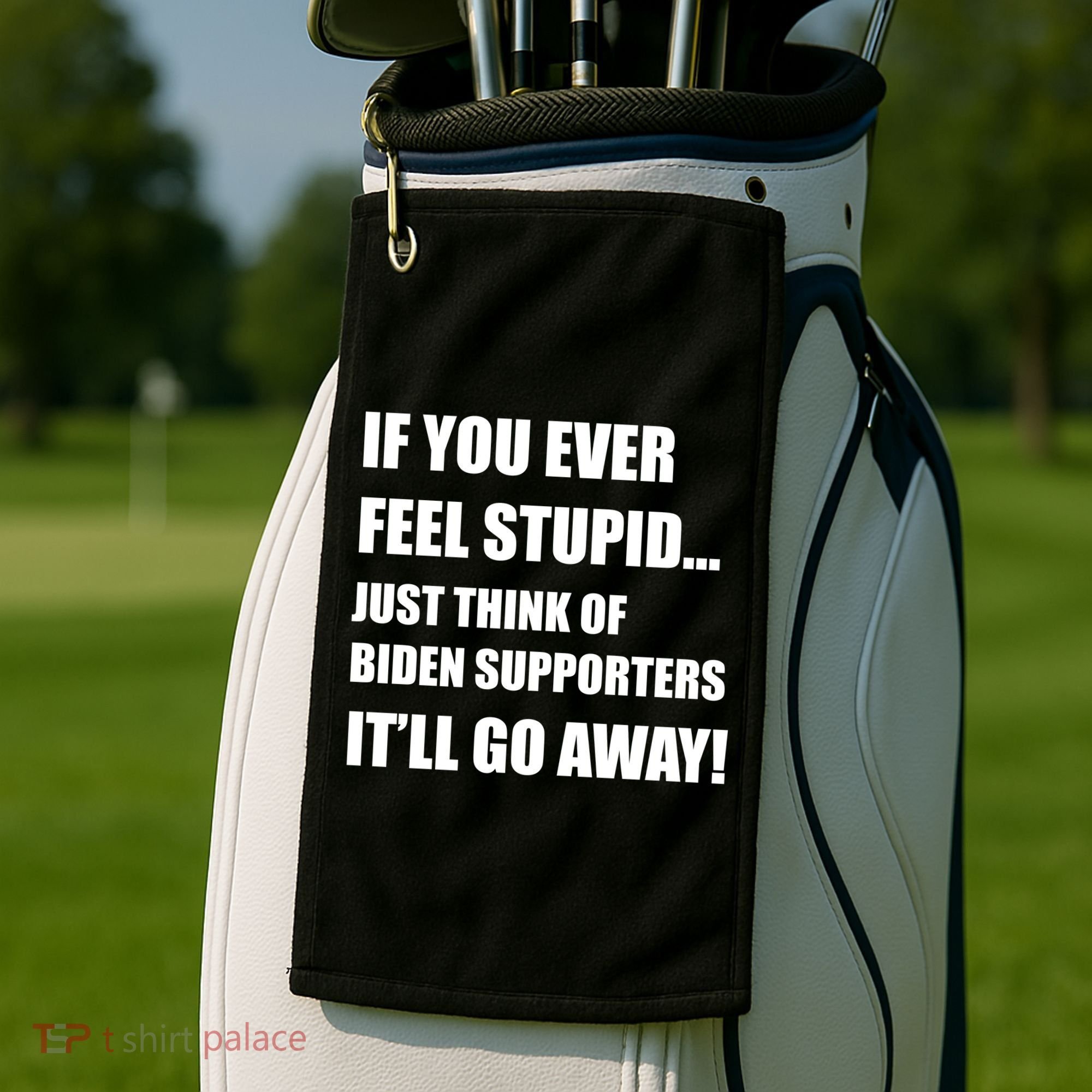 Funny Joe Biden Pro Trump 2024  Golf Towel