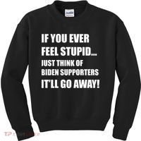 Funny Joe Biden Pro Trump 2024  Kids Sweatshirt thumb 0