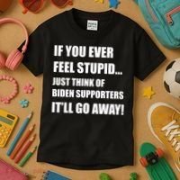 Funny Joe Biden Pro Trump 2024  Kids T-Shirt thumb 3